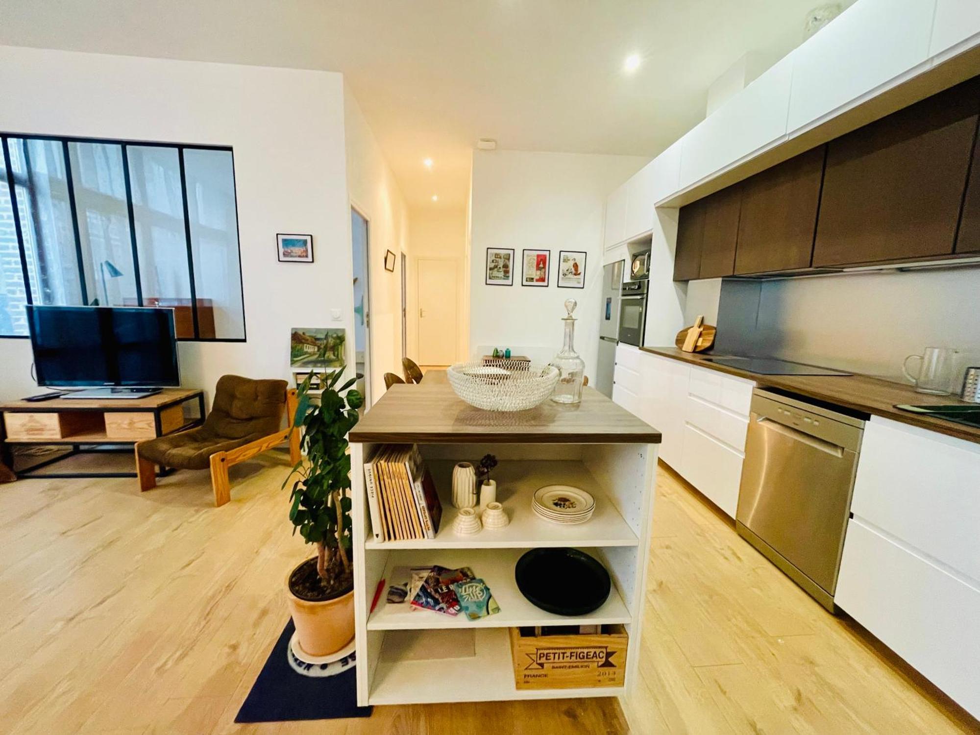 Liberte - Grand Appartement 4 Pers Avec Parking Lille Centre Экстерьер фото